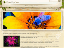 Tablet Screenshot of floraupclose.com